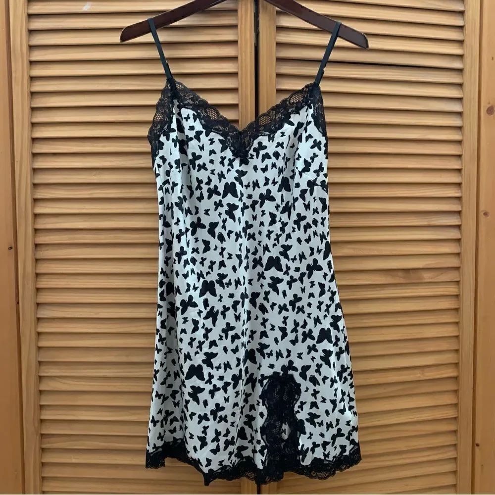 Victoria Secret Butterfly Slip Dress Medium